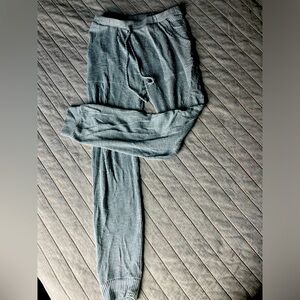 Caution To The Wind Pinstripe Sweatpants / M